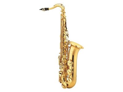JUPITER Saxo Tenor | Bb | Llave de F# | Dorado| Zapatillas Pisoni | Estuche liv+D32:D56iano