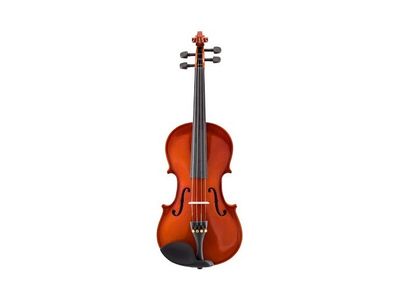 CERVINI Violin | Estudio | 4/4 | Tapa de Abeto | Cuerpo de Maple | Arco A. Breton | Puente Maple | Mentonera de Madera | c/Estuche Semi rigido | Natural