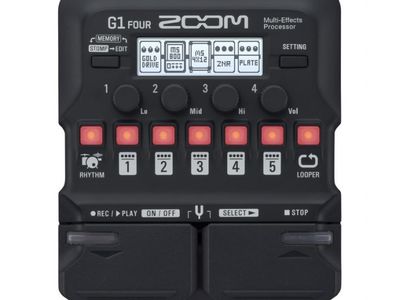 ZOOM Pedalera | Para Guitarra | 70 efect | Efec simultaneos 5 | USB MIDI | USB Micro-B |