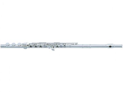 Flauta Traversa | Cabeza Plata | Silver plated | Offset | Llaves A-B, | Pata B | E partido | Con estuche