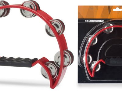 STAGG ARO DE PERCUSION STAGG EN BLISTER-16 SONAJAS-COLOR ROJO