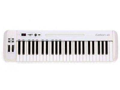 • Teclado | Controlador | Midi/USB | 49 teclas standard | Carbon Line | dock iPad | color: blanco