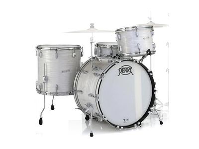 Pearl Bateria | President Series Phenolic | 3 cuerpos | Sin Fierros | B22"x14 | TT13"x9 | TF16"x16 | 6 capas de Lauan | 452 Pearl White