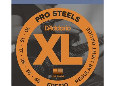 DADDARIO Strings Encordado | Electrica | 010-013-017-026-036-046 | Pro Steel MCx5