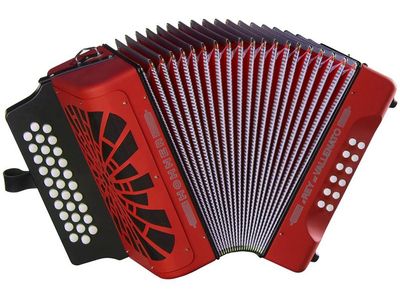 HOHNER VERD.REY VALLENATO ROJO