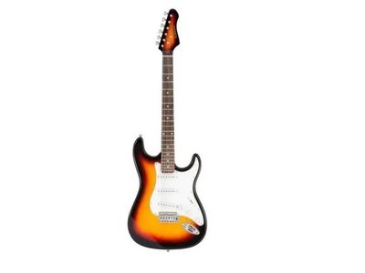 kANSAS Guitarra electrica | Tipo STR | Diap, Rosewood | 3 microfonos simples | Tobacco Burst