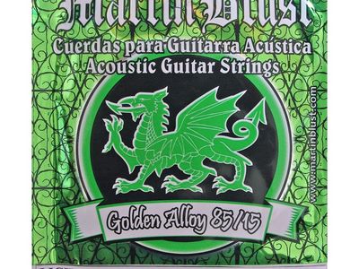 MARTIN BLUST Encordado | p/Guitarra Acustica | Bronce 85/15 | Light 011-.052 MCx10