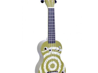 MAHALO Ukelele | Soprano | TARGET | Sengon | Diapason Caoba | Enc. Aquila | Funda | Verde Militar