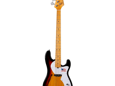 SX Bajo Electrico | Ash Plus Series | TL Bass | Diap Canadian Maple | Cuerpo American Swamp Ash Semi-Hollow | 1 Mic Simple Alnico | Pickguard Blanco | Clavijas t/ Fender Vintage | C: 3TONE SUNBURST