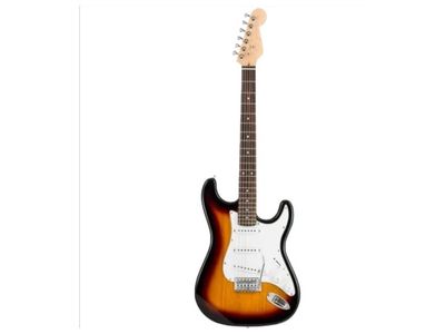 kANSAS Guitarra electrica | Tipo STR | Diap, Rosewood | 3 micrófonos simples | Cherry Burst