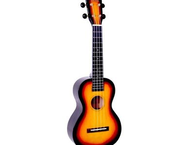 Ukelele | Concierto | HANO | Sengon | Diapason Caoba | Enc. Aquila | Puente Caoba | Funda | Sunburst 3 tonos