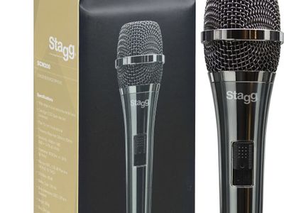 STAGG MICROFONO STAGG CONDENSER CARDIOIDE VOCAL PARA INSTRUMENTOS A PILA-ESTUCHE