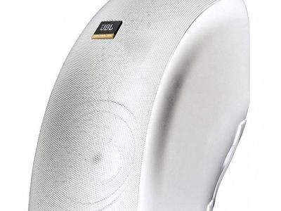 JBL Bafle curvo | Pasivo | Instalacion | 75W rms | 2 x 4" + Tw | 4 ohm - 70/100V | 80 Hz – 20 kHz | 108dB SPL | Cobertura 360 con 4 sistemas | Color Blanco