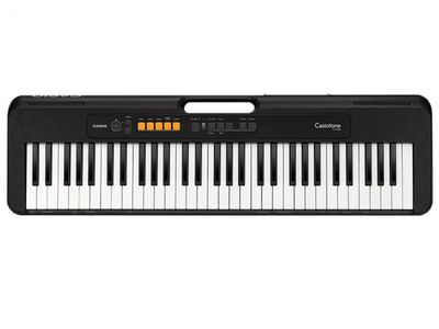 CASIO Teclado | Casiotone | 61 Teclas | 122 Sonidos | 32 Polifonia | 61 Ritmos | USB micro B | 60 melodías | Line Out 3.5