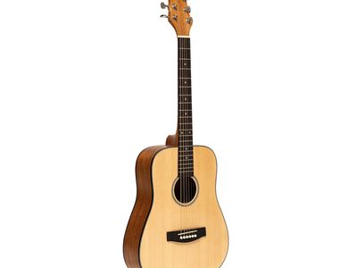 GUITARRA ACUSTICA STAGG TRAVELER DE PINO-COLOR NATURAL