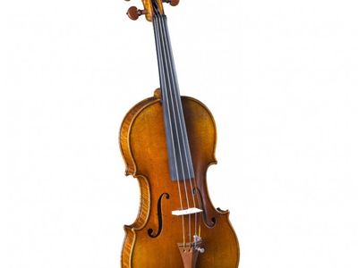 CREMONA Violin | Premier Artist | 4/4 | Tapa Abeto Maciza | Cuerpo Maple Flameado | Arco
