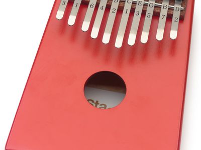 STAGG KALIMBA STAGG 10 NOTAS COLOR ROJA