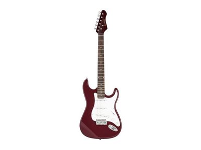 kANSAS Guitarra electrica | Tipo STR | Diap, Rosewood | 3 microfonos simples | Wine Red