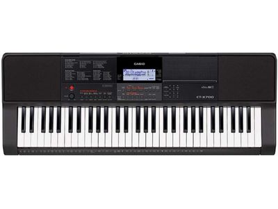 CASIO Teclado | CT-X | 61 Teclas | 600 Sonidos | 48 Polifonia | 195 Ritmos | AiX Sound | Sensitivo | Grabador | USB | 4.3Kg