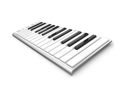 CME CONTROLADOR MIDI XKEY 25 NOTAS-ULTRA LIVIANO-128 NIVELES DE SENSIBILIDAD-OCTAVADOR-CABLE USB-BLANCO