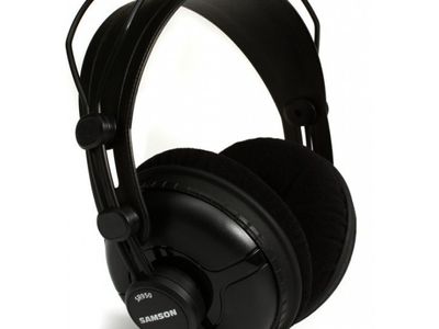 SAMSON Auricular de Estudio | Over-Hear | Dr 50mm | FR 10Hz-25kHz | 32ohms | Plano | Color: Black