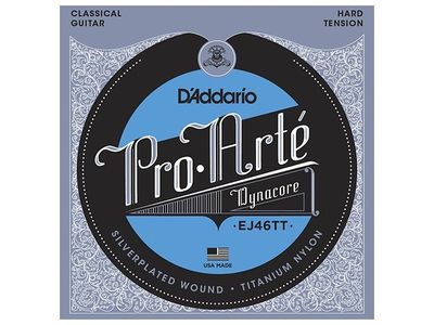 DADDARIO Strings Encordado | Clasica | 028-032-040-029-035-043 | Nylon Dynacore Titanium | PRO-ARTe | Hard Tension MCx5