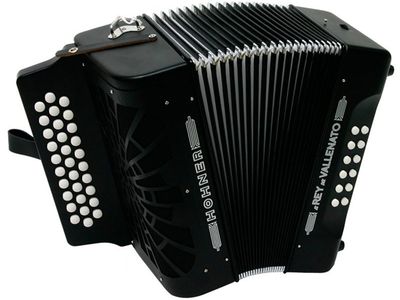 HOHNER VERD.REY VALLENATO FBbEb NEGRO