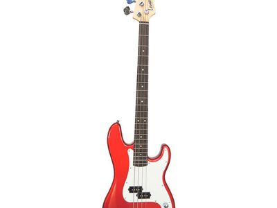 LEONARD BAJO LEONARD PRECISION-1 MICROFONO PB-COLOR ROJO METALIZADO