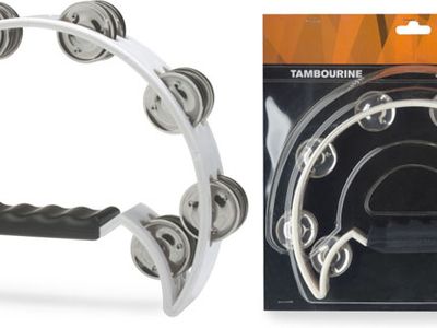 STAGG ARO DE PERCUSION STAGG EN BLISTER-16 SONAJAS-COLOR BLANCO