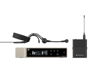 SENNHEISER Sistema Inalambrico | Digital | Diadema - Vincha | c/ME3 BK | Cardiode | Rango frec 470 a 526 MHz | Contr por APP Movil | 1/2 UR |