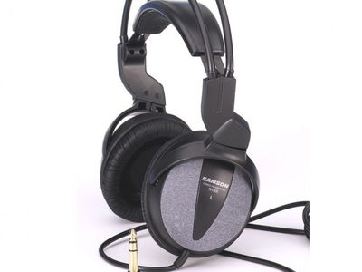 SAMSON Auricular | Abierto | 40mm | 32 Ohms | 20Hz-20kHz | 106dB | Negro