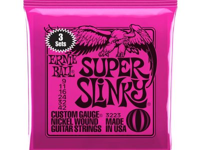 ERNIE BALL E.BALL ORIG.SLINKY 9-42 3-P