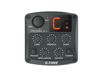 CHERUB ECUALIZADOR CHERUB PARA GUITARRA ACUSTICA 4 BANDAS CON AFINADOR