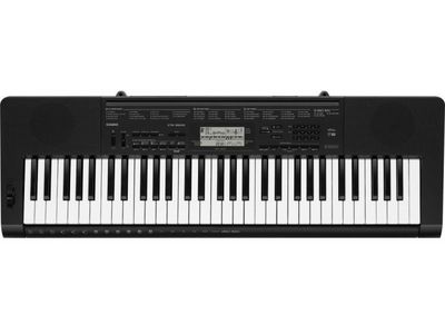 CASIO Teclado | CTK | 61 Teclas | 400 Sonidos | 48 polifonia | 100 Ritmos | AHL Sound | Sensitivo | Conexion a APP | Dance Music Mode| Audio In | USB | 3.4Kg