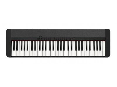 CASIO Teclado | Casiotone | 61 Teclas | 61 Sonidos | 64 Polifonia | AiX Sound | Sensitivo | USB micro B | APP | Grabador Midi | Entrada de Audio| Negro