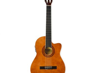 LEONARD GUITARRA CLASICA LEONARD ELECTROACUSTICA-EQ 5 BANDAS Y AFINADOR-CON ALMA