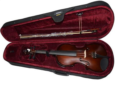 STRADELLA VIOLA STRADELLA 395mm-TAPA PINO MACIZA-AROS Y FONDO MAPLE MACIZO-MICROAFINADORES-ESTUCHE-ARCO