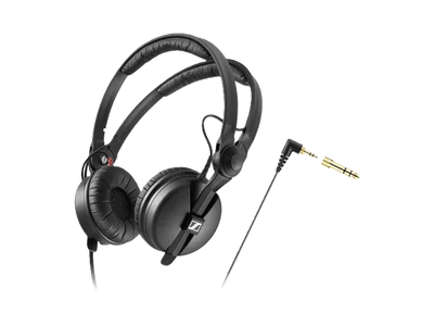 SENNHEISER Auricular | de Monitoreo Profesional | Cerrado| supraaural| diadema dividida| un cubre oídos puede girar para escuchar con un solo oído | cable de 1.5m