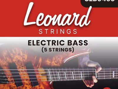 LEONARD ENCORDADO LEONARD DE BAJO 5 CUERDAS-NICKEL PLATED-045/130