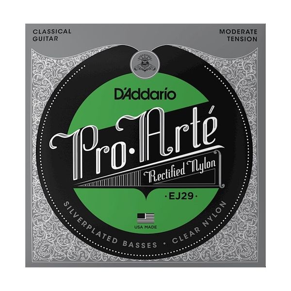 Encordado | Clasica | 027-031-039-028-033-042 | Nylon entorchado plateado | PRO-ARTe | Moderate Tension MCx5