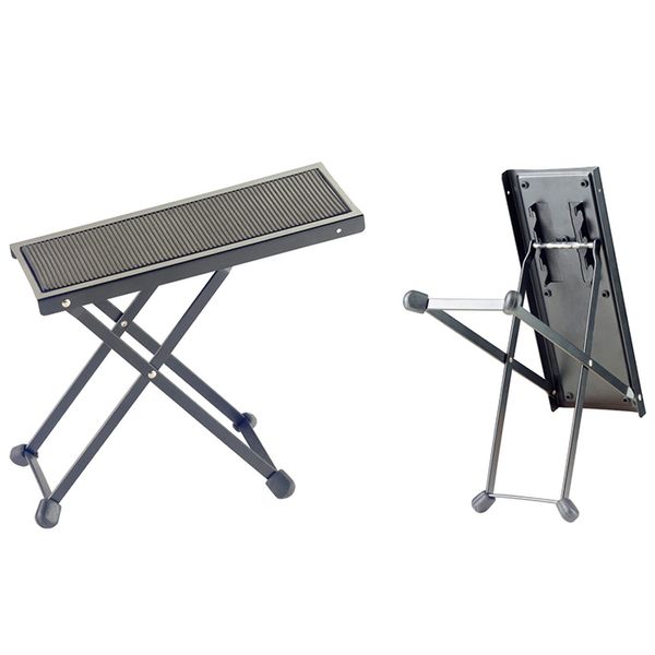 BANQUITO APOYA PIE STAGG METALICO-COLOR NEGRO