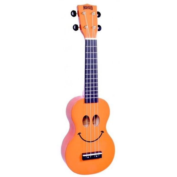 Ukelele | Soprano | U-SMILE | Sengon | Diapason Caoba | Enc. Aquila | Funda | Naranja laqueado