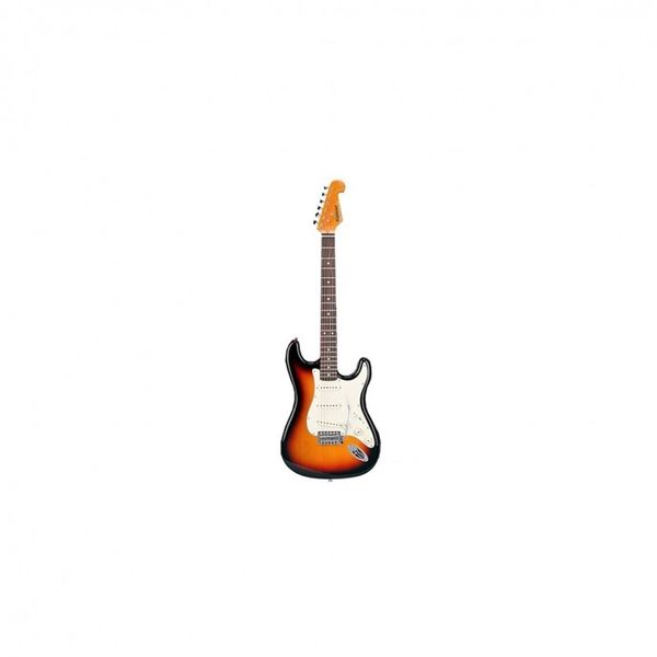 Guitarra electrica | Tipo STR | Diap, Rosewood | 3 microfonos simples | Sunburst