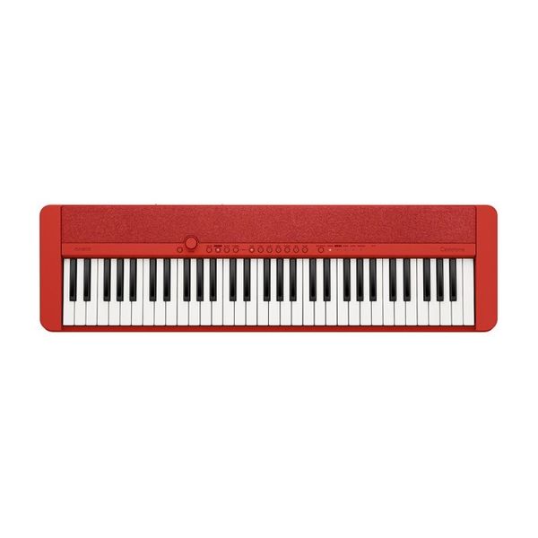 Teclado | Casiotone | 61 Teclas | 61 Sonidos | 64 Polifonia | AiX Sound | Sensitivo | USB micro B | APP | Grabador Midi | Entrada de Audio | Rojo