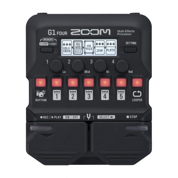 Pedalera | Para Guitarra | 70 efect | Efec simultaneos 5 | USB MIDI | USB Micro-B |