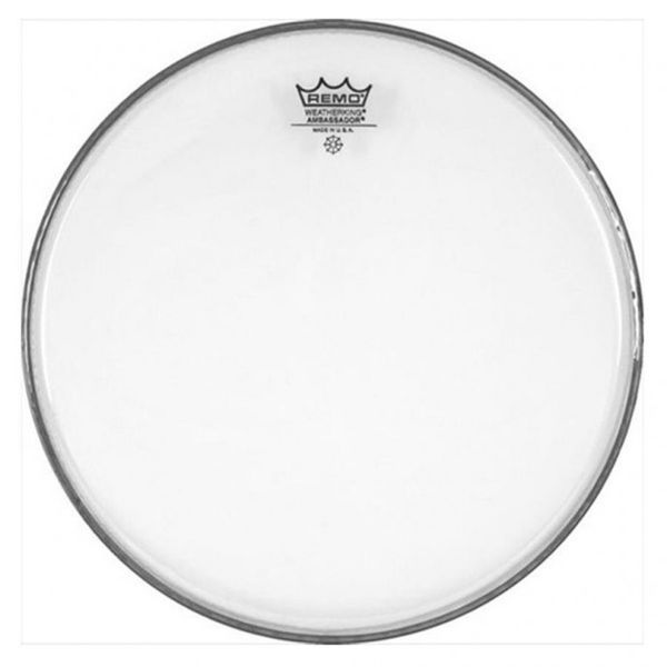 Parche | 20" | Ambassador Clear | Transparente | 1 capa | 10-mil | Para Bombo.