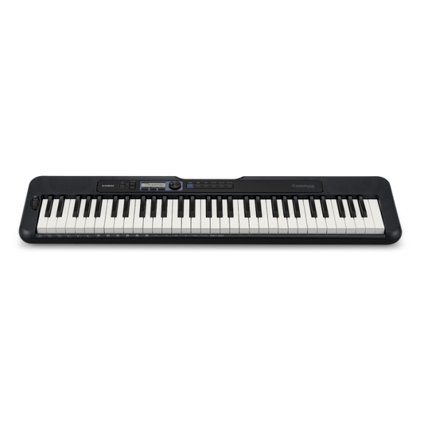 Teclado | Casiotone | 61 Teclas | 400 Sonidos | 48 Polifonia | 77 Ritmos | Sensitivo | USB micro B | APP | Dance Music Mode| Audio In | Pitch Bend | Line Out 3,5 | Negro