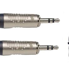 CABLE STAGG MINI PLUG-MINI PLUG 3mts