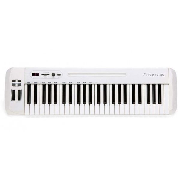 • Teclado | Controlador | Midi/USB | 49 teclas standard | Carbon Line | dock iPad | color: blanco