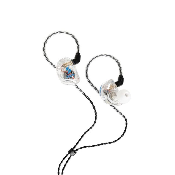 AURICULARES IN EARS STAGG ALTA RESOLUCION 4 DRIVERS TRANSPARENTES-INC ESTUCHE Y ACCESORIOS